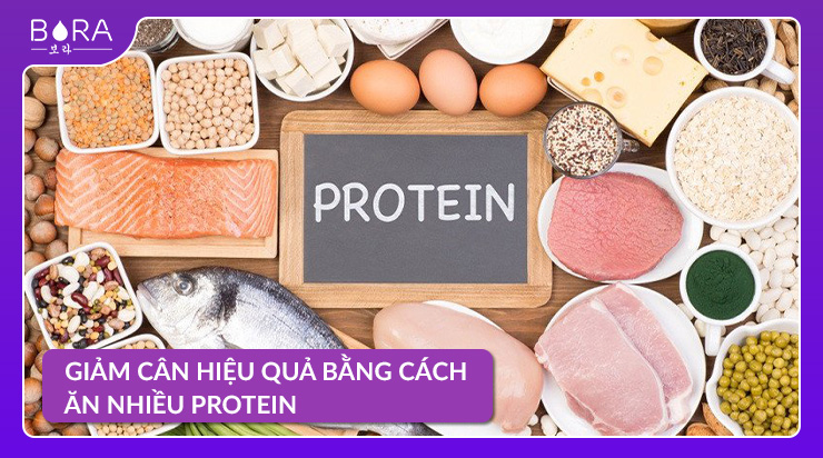 Ăn nhiều protein là cách giảm cân tại nhà