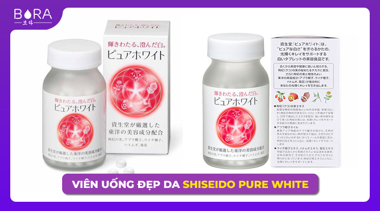 Viên uống đẹp da Shiseido Pure White