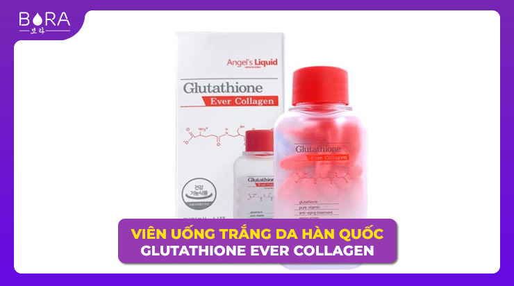 Viên uống trắng da Hàn Quốc Glutathione Ever Collagen
